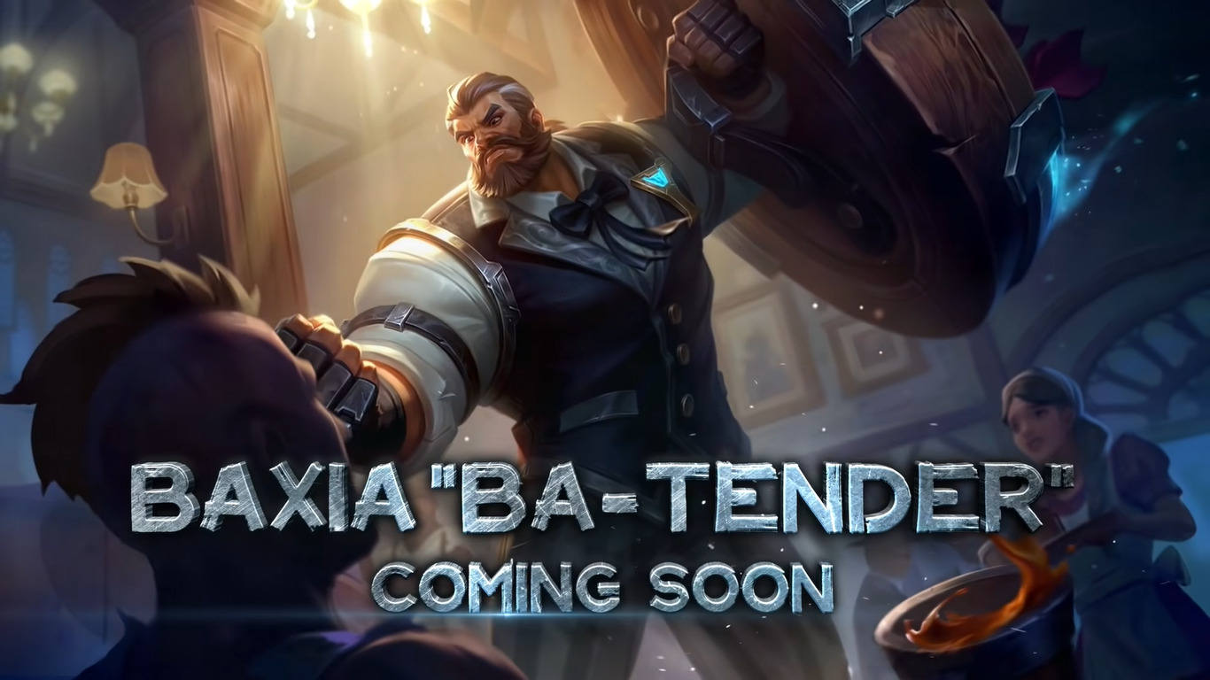 Ba-tender Baxia lets you haul huge dartboards at opponents | ONE Esports