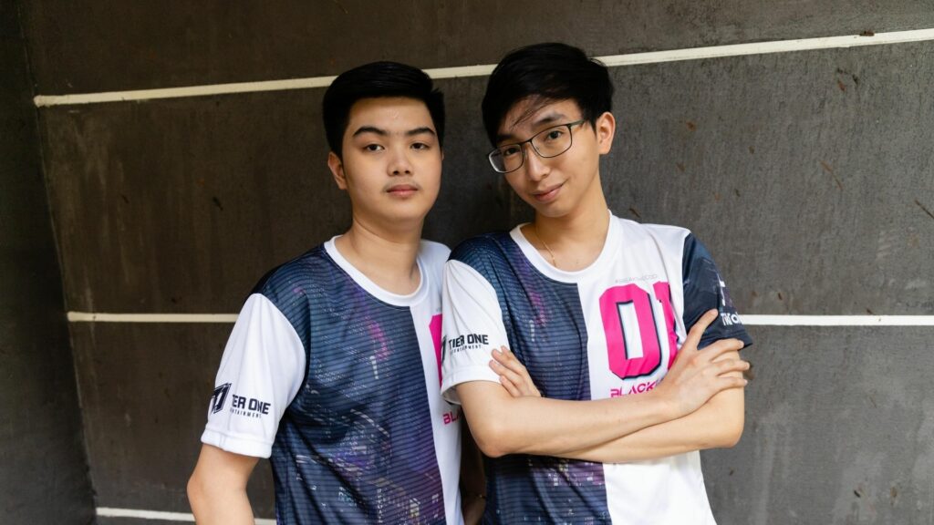 Mobile Legends: Bang Bang MPL PH S7 team Blacklist International's V33Wise duo of Wise and OhMyV33nus