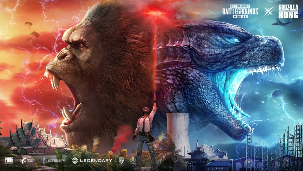 Póster de PUBG Mobile, Godzilla contra Kong