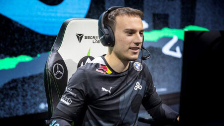 Photo of Perkz of Cloud9 during MSI 2021