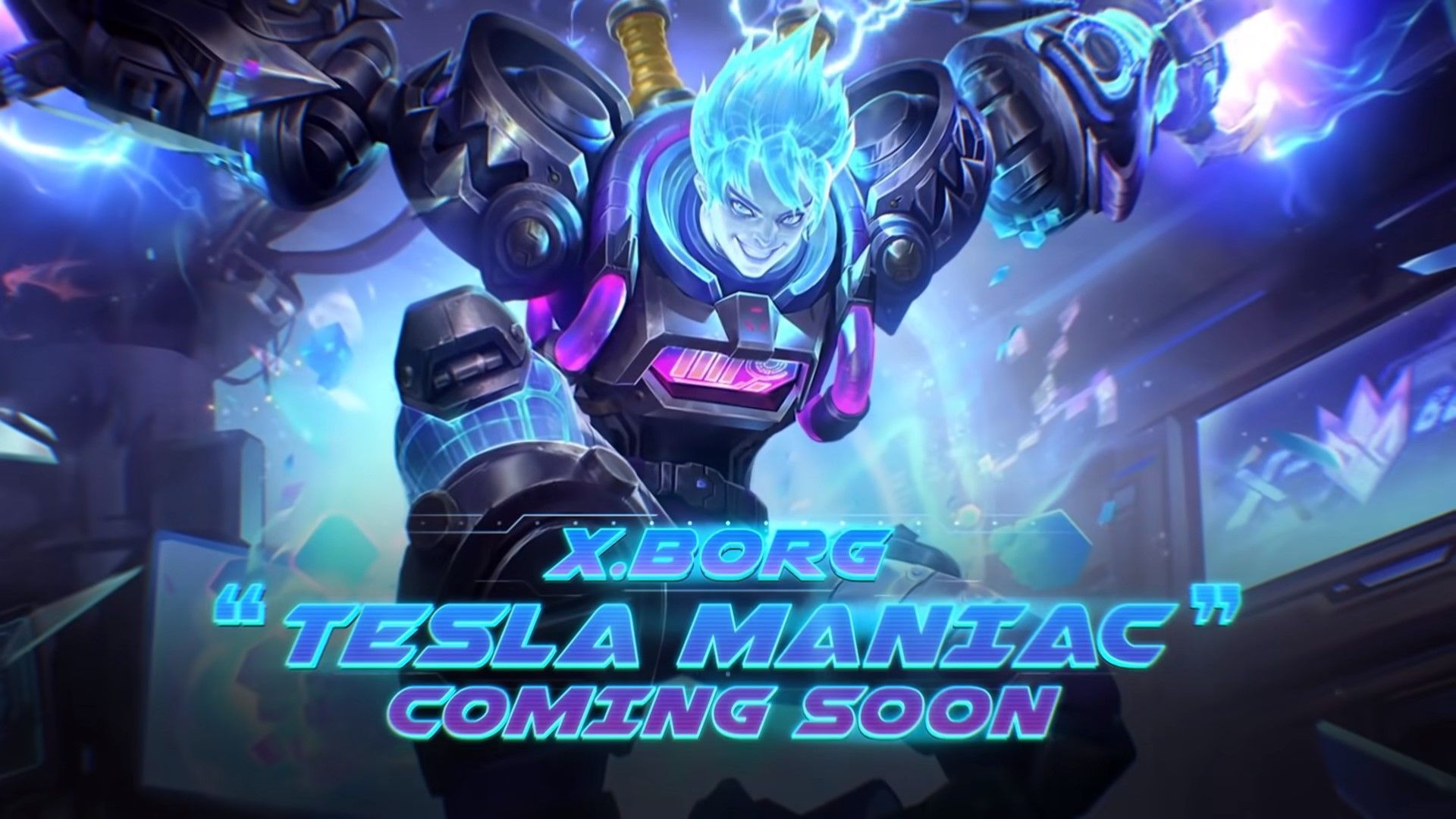 Buat Tampilan XBorg Jadi Lebih Elektrik Dengan Skin Tesla Maniac ONE Esports